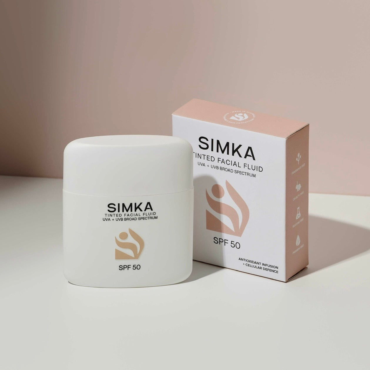 SIMKA Tinted Facial Fluid SPF50